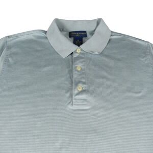 Joseph & Lyman Polo Shirt Mens Medium Blue Short Sleeve Cotton Knit
